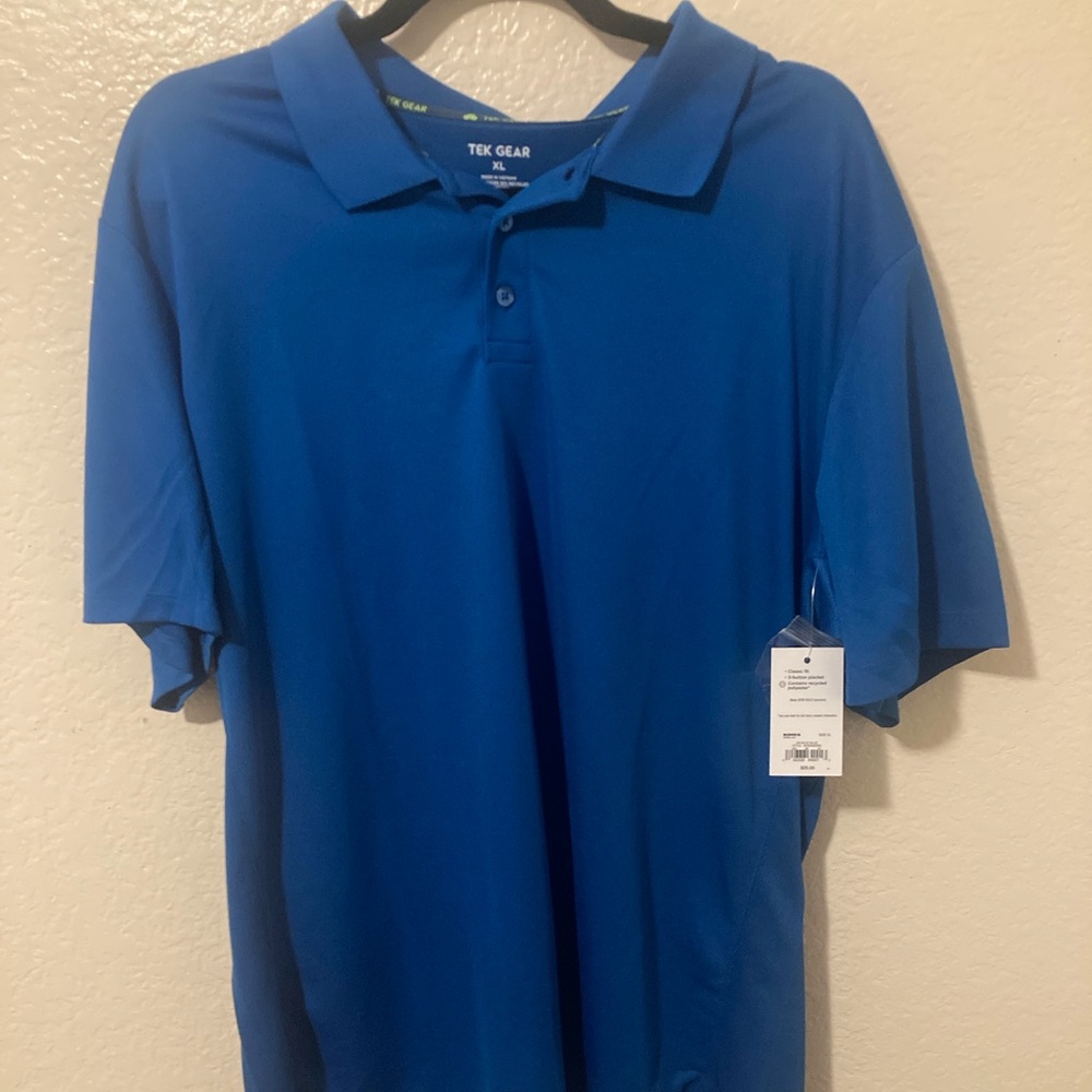 Tek Gear Men's Bold Blue Polo Shirt